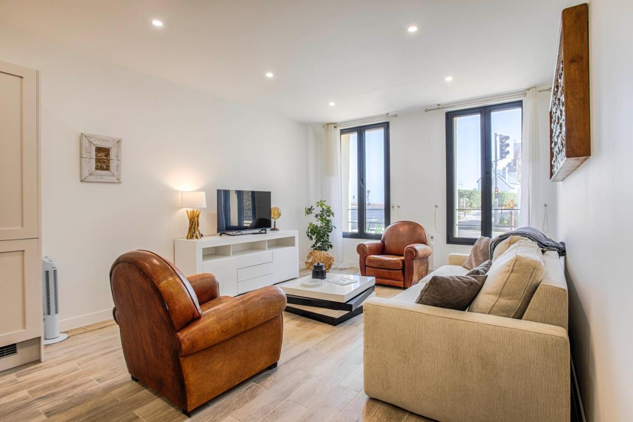 Appartement Grand Confort Bord De Mer Rez-De-Chaussee Residence La Vague Houlgate Esterno foto