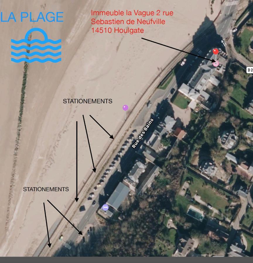 Appartement Grand Confort Bord De Mer Rez-De-Chaussee Residence La Vague Houlgate Esterno foto